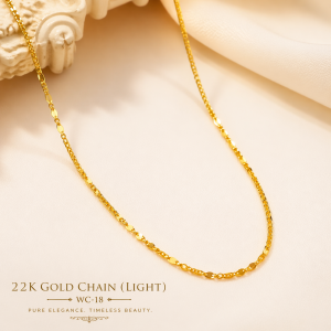 22K Gold Chain (Light)