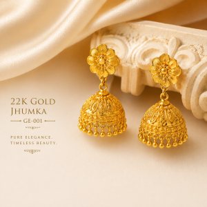 22K Gold Jhumka