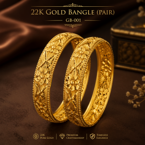 22K Gold Bangle (Pair)